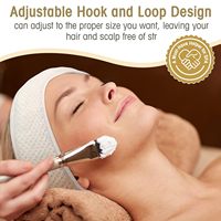 Diademas Faciales de Spa con Logotipo Personalizado, de Tela de Rizo, Ajustables, para Mujer, para Lavar la Cara, Maquillaje, Yoga, Toalla Elástica con Cierre Mágico