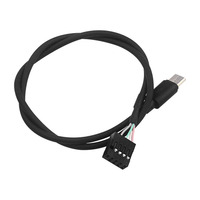 Câble 9 broches vers USB Type-C 50CM pour carte mère d'ordinateur vers écran secondaire USBC, écran LCD d'ordinateur, panneau d'écran