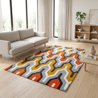 Tapis en laine tufté à la main de haute qualité, tapis de salon, tapis de chambre à coucher