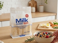 Voedzame En Heerlijke Op Fruit Geïnspireerde Rijstcrackers Voor Baby 'S, Tot In De Perfectie Gebakken Fruitpuree In Doos Voor Gemakkelijke Aanvulling