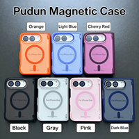 Étui magnétique pliable pour iPhone Duo Pudun Series, texture mate, résistant aux chutes, pour un usage quotidien, professionnel et sportif
