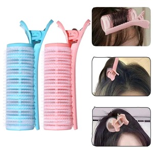 Bigoudis pour franges, rouleaux capillaires sans effort, pinces de coiffage volumisantes, épingles à franges volumineuses, bigoudis sans trace pour racines de cheveux - Product Image 2