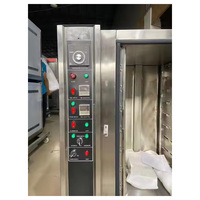 Horno de Panadería Comercial de 5 Bandejas, Horno de Convección de Aire Caliente, Horno Eléctrico a Gas para Hornear Pan, Horno con Rejilla Giratoria, Acero Inoxidable, Resistente