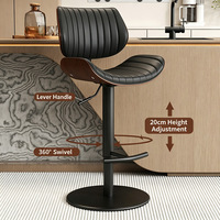 Chaise de bar moderne en métal, légère, durable, stable et écologique, avec pieds en fer, pour usage commercial dans les bureaux à domicile, les hôtels, les centres commerciaux