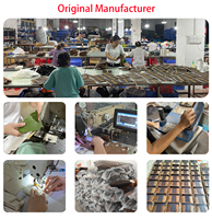 Dompet Lipat Kulit Asli OEM ODM, Tempat Kartu Kulit Sapi Anti RFID, Dompet Uang Dolar Hadiah Kustom