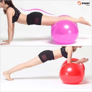 ลูกบอลโยคะทรงถั่วลิสงคุณภาพสูง ป้องกันการแตก สำหรับออกกำลังกาย ฟิตเนส และฝึกความมั่นคง - Product Image 6