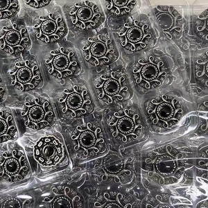 New Vintage 25Mm Tinh Tế Kim Loại Rỗng Dầu Dot Nút Thời Trang Trang Trí Nút Với Logo Cho Áo Rãnh Phù Hợp Với Hàng May Mặc - Product Image 4