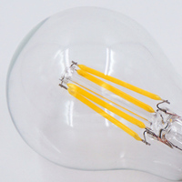 Ampoule LED Edison vintage MingBen à intensité variable 8W, blanc chaud 3000K, blanc froid, équivalent 60W A60, culot moyen E27/B22, verre transparent