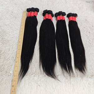 Promotion $6 Human Hair Brazilian Virgin Hair Bundles Straight 18 Inches <b>Body</b> <b>Wave</b> 100% Human Hair Weft Wholesale Factory - Product Image 5