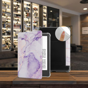 Étui en cuir TPU Bojin 2024 avec fonction de veille automatique magnétique, fin, élégant, protection parfaite pour tablette <span class=keywords><strong>Kindle</strong></span> <span class=keywords><strong>Paperwhite</strong></span> 12e génération - Product Image 1