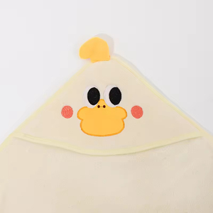 <span class=keywords><strong>Serviette</strong></span> de <span class=keywords><strong>bain</strong></span> en velours corail doux et absorbant pour enfants, motif animal personnalisé, petite <span class=keywords><strong>serviette</strong></span> à capuche en forme de <span class=keywords><strong>canard</strong></span> jaune pour le <span class=keywords><strong>bain</strong></span> de bébé - Product Image 3