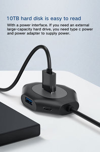 Koogold 5 en 1 Adaptateur USB C pour Android/IOS/<span class=keywords><strong>MAC</strong></span> avec 4 * usb 3.0 Chargement de PD USB C station <span class=keywords><strong>D</strong></span>'accueil Comme Hub Type-c - Product Image 5