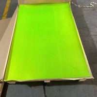Chinaplas coloré PMMA coulé feuille acrylique fluorescente translucide vert Orange doré acrylique or miroir feuille acrylique brillant
