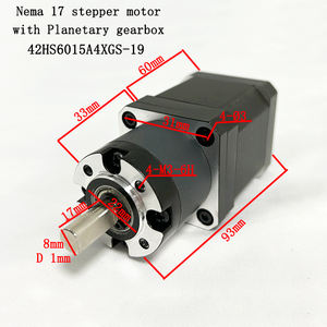 Sumtor <span class=keywords><strong>NEMA</strong></span> 17 อัตราส่วน <span class=keywords><strong>19</strong></span>:1 ดาวเคราะห์เกียร์ Stepper มอเตอร์เกียร์สําหรับ CNC แขน 42HS6015A4-XGS19 - Product Image 2