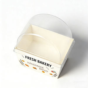 Boîtes d'emballage en papier personnalisées avec logo, écologiques, de qualité alimentaire, imprimées, pliables, pour gâteaux, biscuits, pain, pâtisseries, beignets, macarons - Product Image 6