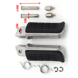 Repose-pieds avant de <span class=keywords><strong>moto</strong></span> pour Honda NT400 Bros NC25 NTV600 Revere NT650 <span class=keywords><strong>Deauville</strong></span> NTV650 NT700 VT250 MC20 VTR250 - Product Image 2