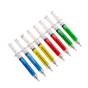Hot Selling Creative Syringe Shaped Plastic Ballpoint <b>Pen</b> Customizable Logo Advertising <b>Pens</b> for Students and Children - Product Image 5