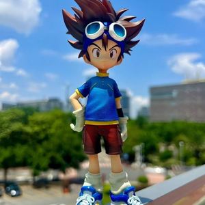 Figura de PVC de Taichi Yagami y <span class=keywords><strong>Agumon</strong></span>, Mercancía de Digimon Adventure, Modelo de Anime 2D, Juguete Decorativo - Product Image 3