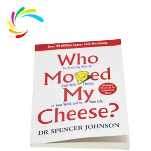 High quality low price Glossy coated paper cover A5 paperback Who moved my cheese stock English novels books