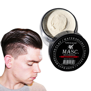 Hair Clay for Men Styling Matte Volumizing Lightweight Texture Private Label Shine-free Natural Hair Strong Hold Matt Wax Clay