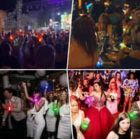 Pulsera LED con Control Remoto RF PP, Logotipo Personalizado, Pulsera Luminosa Intermitente para Eventos y Fiestas, Fabricante al por Mayor, OEM