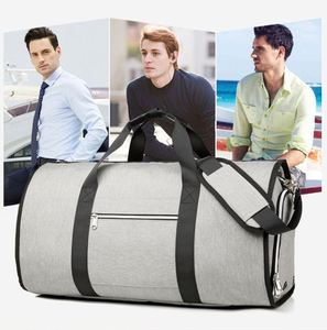 Nouvelle mode, sac de voyage de luxe pliable, durable, grande capacité, avec fermeture éclair, sac de sport, sac de transport pour vêtements, pour hommes, avec logo personnalisé - Product Image 2
