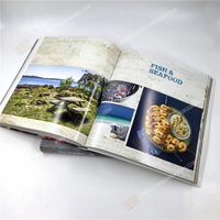 Buku Resep Kustom Kualitas Tinggi Binder Menu Printing Desain Modis