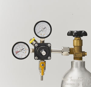 Regolatore di sicurezza del serbatoio in ottone primario valvola limitatrice di pressione per birra vino Soda infusore configurazione di azoto 4500psi Max - Product Image 2