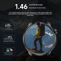 Nouvelle montre intelligente DS6 en alliage de titane 1,43 pouce avec appels, moniteur de fréquence cardiaque, podomètre, suivi du sommeil, GPS, suivi de mouvement, trois protections, pour l'extérieur