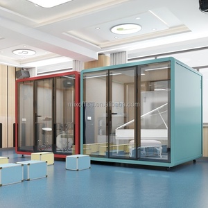 Hiện Đại Ghi Âm Nhà Phòng Thu Di Động Cách Âm Gian Hàng Trong Nhà Sống Trống Kit Với Câm Cabin Cho Nhà Hoặc Nhà Kho Cho Điện Thoại Sử Dụng - Product Image 1