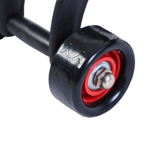 Rullo per Addominali WQ a 4 Ruote per <span class=keywords><strong>Fitness</strong></span> Domestico, in EVA PVC Nero, per Allenamento della Forza del Core e Sviluppo Muscolare Addominale, Opzioni Personalizzabili - Product Image 6
