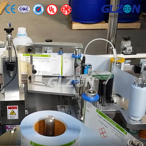 Machine d'étiquetage automatique à grande vitesse pour bouteilles rondes |   Applicateur industriel pour le remplissage de contenants de boissons et de cosmétiques à grande vitesse - Product Image 3