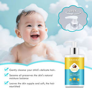 Venta al por mayor 2 en 1 de alta calidad profesional niños ducha hidratante cuidado de la piel baño bebé champú y gel de baño 250ml - Product Image 3