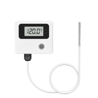 Capteur de température et d'humidité Bluetooth avec grand écran LCD, moniteur climatique intelligent sans fil pour la domotique