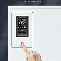SJW penstabil tegangan otomatis, 3 fase 380V 440V AVR 200KVA Regulator tegangan otomatis statis 200KW tanpa sentuh 200 KVA