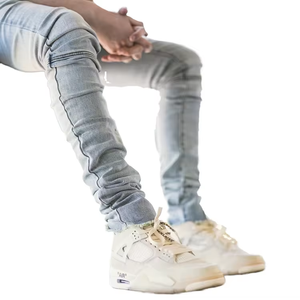 بنطلون جينز رجالي من ديزنيو، جينز عالي الجودة للرجال بالجملة، بنطلونات رجالية مخصصة، جينز ضيق - Product Image 1