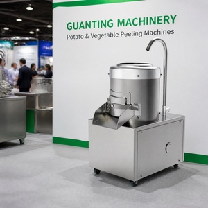 Commercial Rotary Batch Potato <strong>Peeler</strong> 304 Stainless Steel Water Spray Mobile Wheels Low Damage Root <strong>Veg</strong> <strong>Peeler</strong> Hotel Canteen - Product Image 6