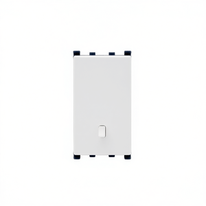 Botón Blanco de un Solo Polo Compatible con Interruptor Vimar Arke - Product Image 3