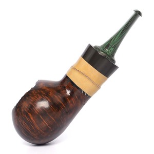 MUXIANG Tobacco Pipe Straight Type Solid Wood Smoking Accessory Men's Pipe Gift - Product Image 5