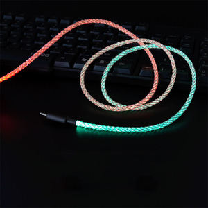 НОВИНКА <span class=keywords><strong>2026</strong></span>: Кабель для зарядки 66 Вт RGB с LED-подсветкой и синхронизацией данных, быстрая зарядка 6А, USB Type-C - Product Image 2