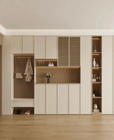 Buffet moderne personnalisable en bois massif, grande capacité, écologique et durable, idéal pour la maison, le bar, la salle à manger et le salon