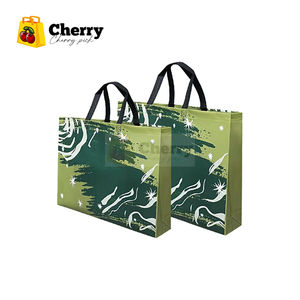 32*27*10cm 42*31*10cm 47*36*10cm pas cher non tissé thermique sacs à provisions motif étoilé 95 - Product Image 1