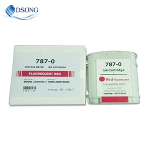 Encre d'affranchissement et d'adressage à l'encre standard de <span class=keywords><strong>Pitney</strong></span> <span class=keywords><strong>Bowes</strong></span> 787 pour les systèmes d'expédition de la série SendPro P/Connect +, encre rouge, 56 ml - Product Image 4