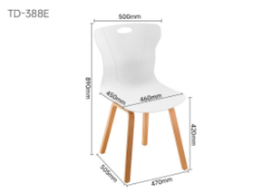 BIFMA Certified Plastic Restaurant <b>Chairs</b> | Modern Design Apartment & Gym Use 3-Year Warranty USA Delivery & Fast Shipping - Product Image 2