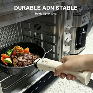 Ensemble d'ustensiles de cuisson universels portables résistants à la chaleur, poêle carrée avec <span class=keywords><strong>poignée</strong></span> <span class=keywords><strong>amovible</strong></span> <span class=keywords><strong>pour</strong></span> casseroles et poêles antiadhésives - Product Image 4