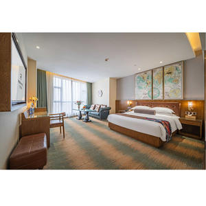 Juego de Muebles de Dormitorio de Lujo para Hotel, Estilo Moderno, con Cabecera de Madera, Cama King Size, para <span class=keywords><strong>Casa</strong></span> de Playa, SHIYI Best Western - Product Image 1