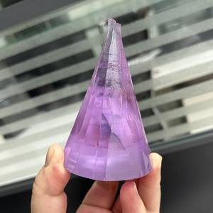 Zafiro Violeta Sintético al por Mayor, Método Czochralski, Piedra en Bruto sin Cortar para Joyería y Manualidades - Product Image 1