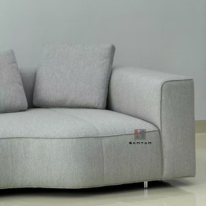 Meubles de salon de style italien minimaliste, nouveau design, tissu de haute qualité SY300, cuir italien Nicoletti SY300 SY300 - Product Image 2