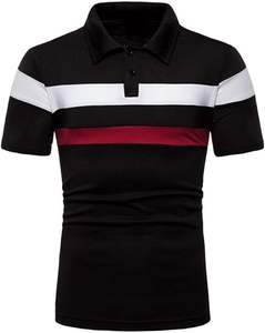 Polos para hombre Camisas de moda ajustadas de golf de manga corta y larga informales - Product Image 1