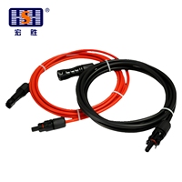 Cable de Almacenamiento de Energía Solar Fotovoltaica Personalizado de 4 mm² y 6 mm² con Conector MC4 para Almacenamiento de Baterías de Paneles Solares